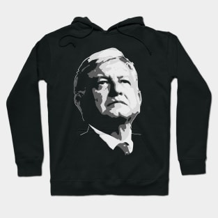 AMLO Black and White Hoodie